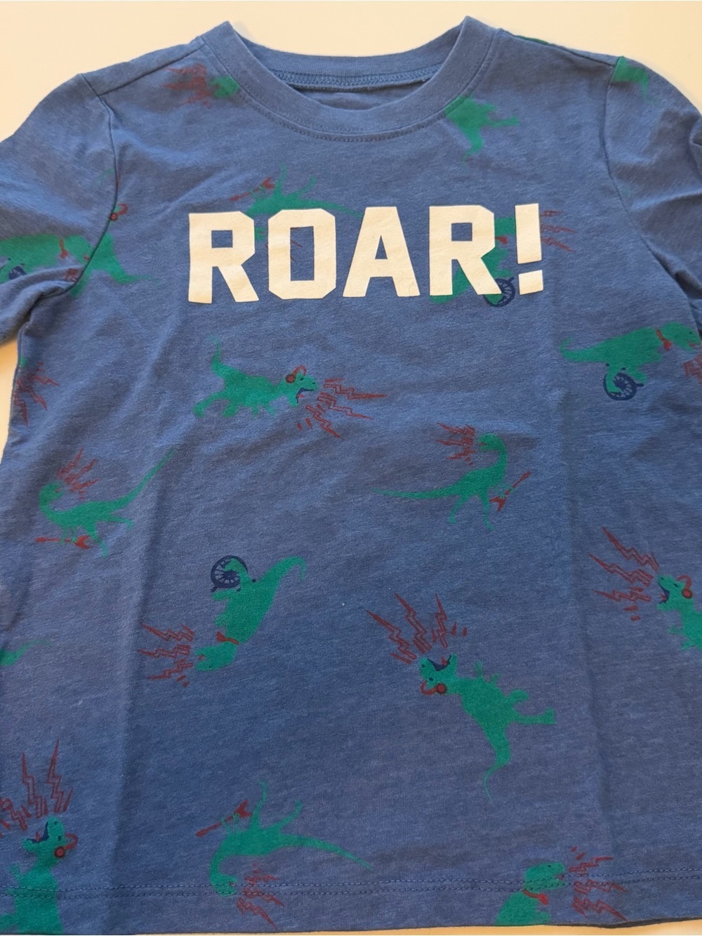 OshKosh B'gosh Blue and Green Short Sleeve Tee